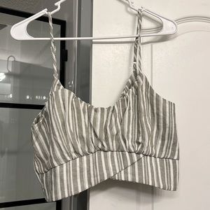 Stripped Crop Top